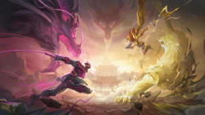 Marvel Rivals heroes clash with dragon spirits on Heart of Heaven map