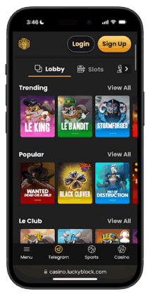 Lucky Block Ethereum casino site