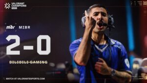 MIBR vs BiliBili scoreboard
