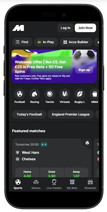 Midnite UK betting site