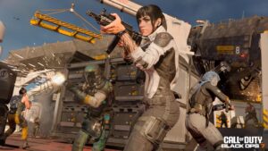 Black Ops 7 soldiers fighting in industrial map
