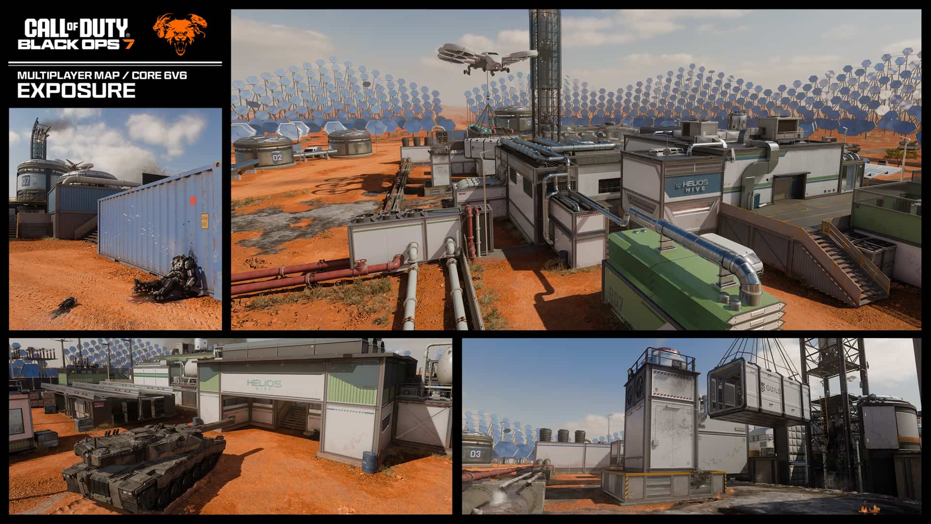 Combat map set in Australian Outback solar site