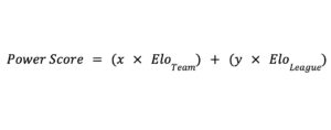 The Power Score Equation
