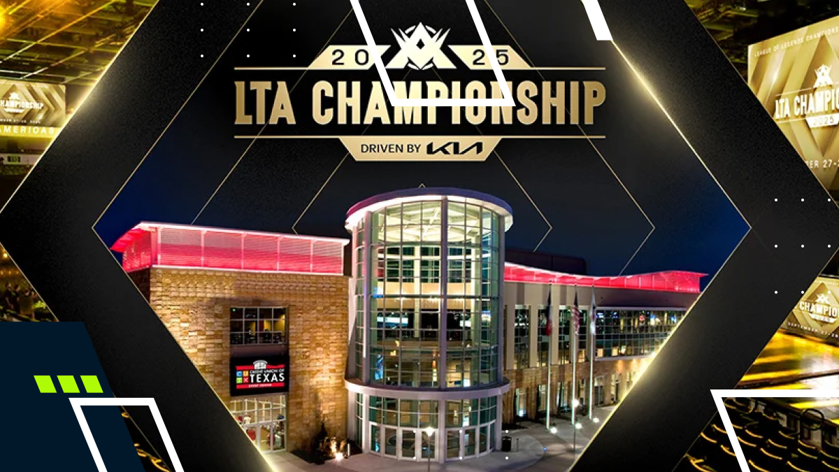 Promotional graphic of the LTA Championship 2025 venue with event logo.