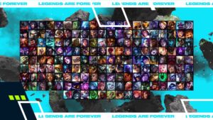 Full roster of League of Legends champions
