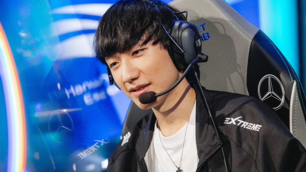 Peanut for Hanwha Life Esports at League of Legends event