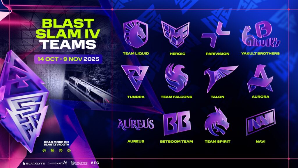 BLAST Slam IV team graphic