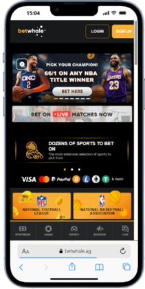 BetWhale US betting site