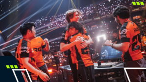 NRG players celebrate victory at VALORANT Champions 2025