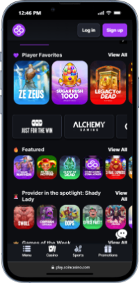 coincasino - vpn friendly