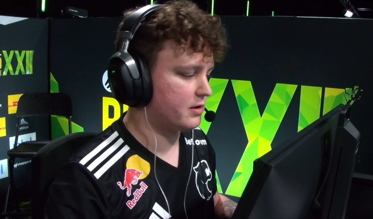 Yekindar playing for FURIA at ESL Pro League Season 22