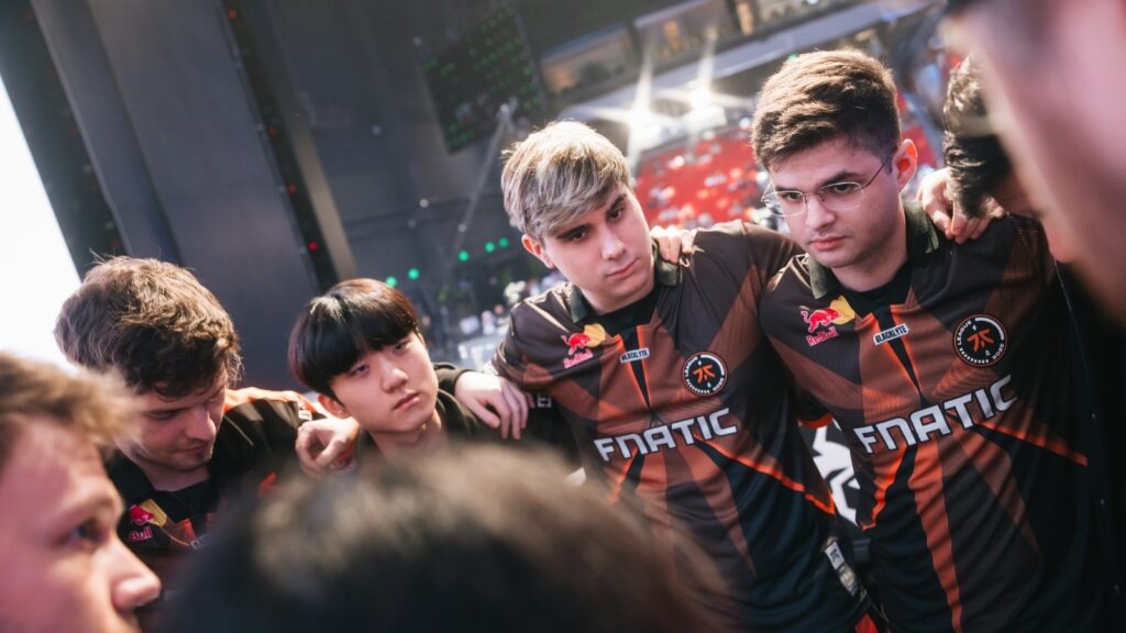 Fnatic League of Legends team at Worlds 2025