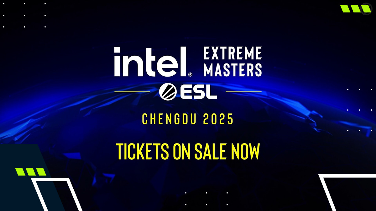 Official poster for IEM Chengdu 2025 announcing that tickets are now on sale for the upcoming Counter-Strike 2 tournament