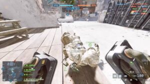 Battlefield 6 Support player using Defibrillator to instantly revive a fallen teammate