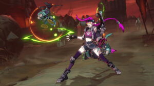 Jinx using drone attack in 2XKO