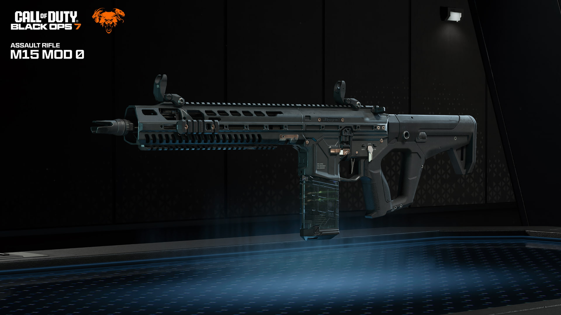 M15 Mod 0 assault rifle showcased in Black Ops 7