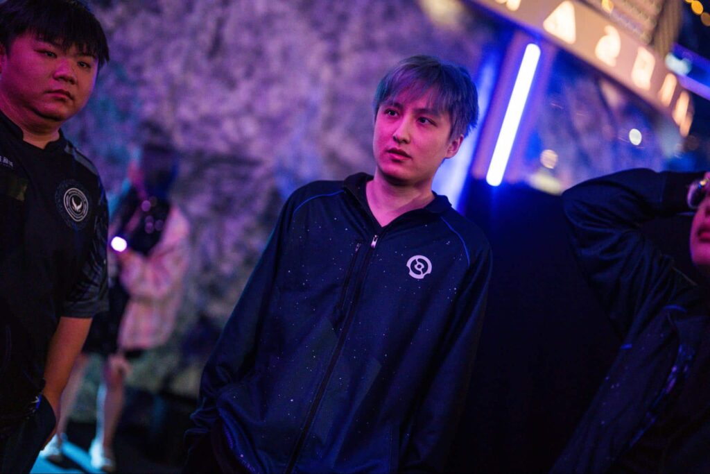 Wang “Ame” Chunyu during a Dota 2 event
