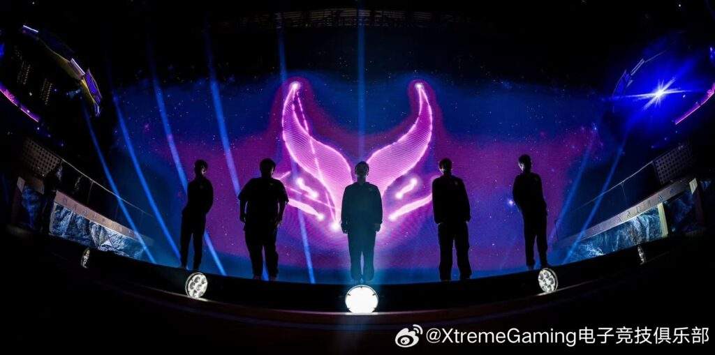 XtremeGaming team at Dota 2 The International 14 in 2025