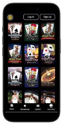 Blacklotus blackjack casino games available in USA