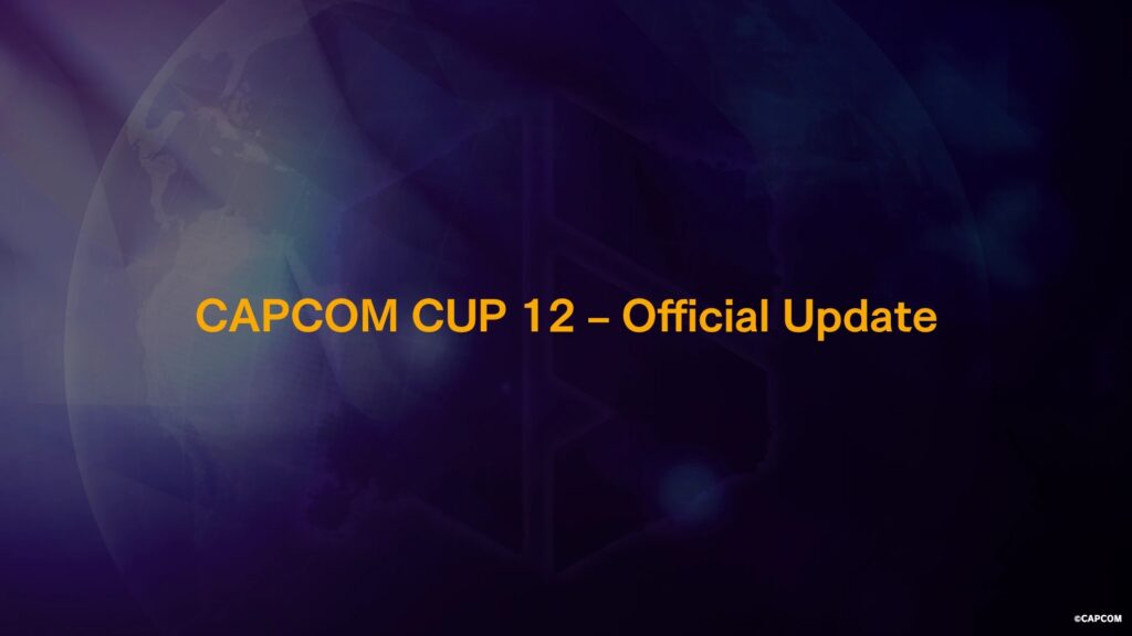 Capcom Cup 12 official PPV update graphic