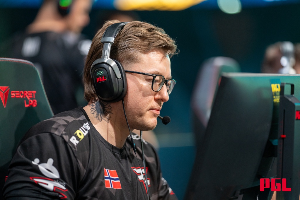 Rain playing CS2 for FaZe at PGL Cluj Napoca
