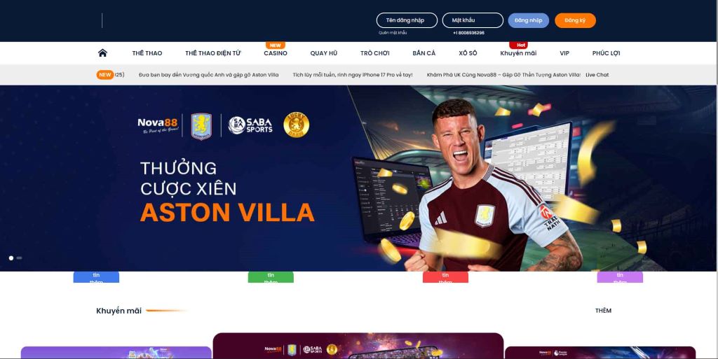 Nova88 - Nhà cái uy tín chất lượng, an toàn hàng đầu Việt Nam