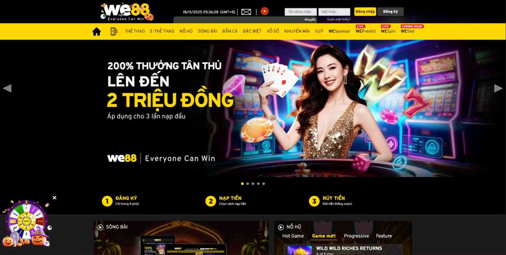 We88 - Web cá cược uy tín mang tầm quốc tế