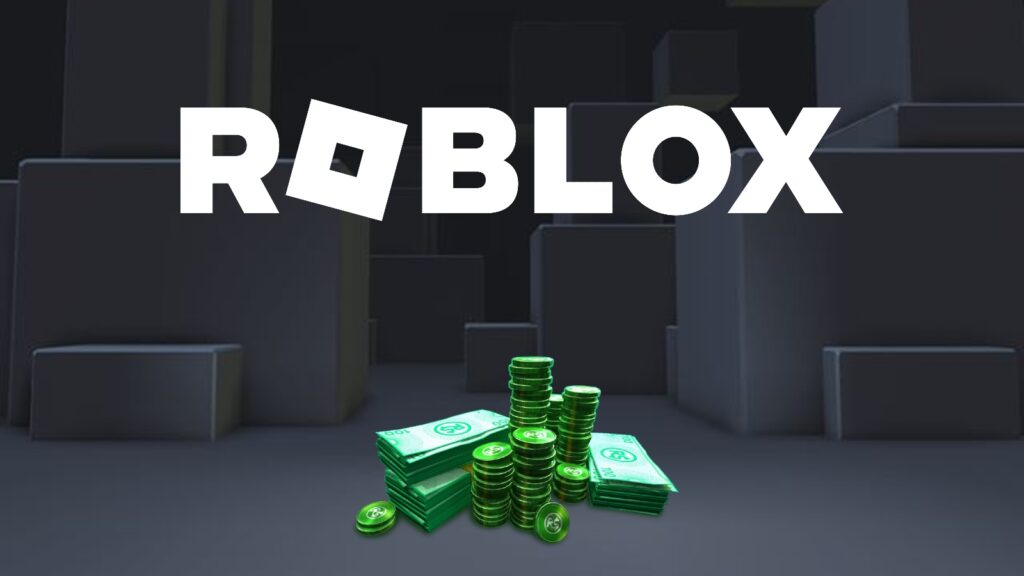 Roblox image with Robux stacked