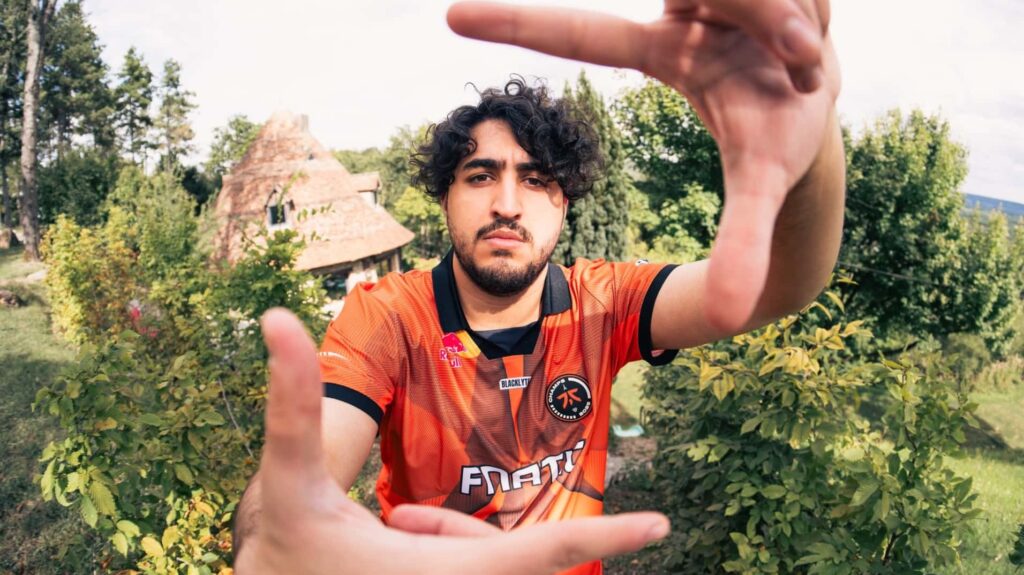 FNATIC player Alfajer poses for a portrait during the 2025 VALORANT Champions Tour season
