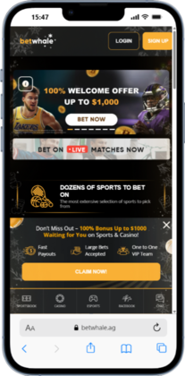 BetWhale StarCraft betting site homepage screenshot