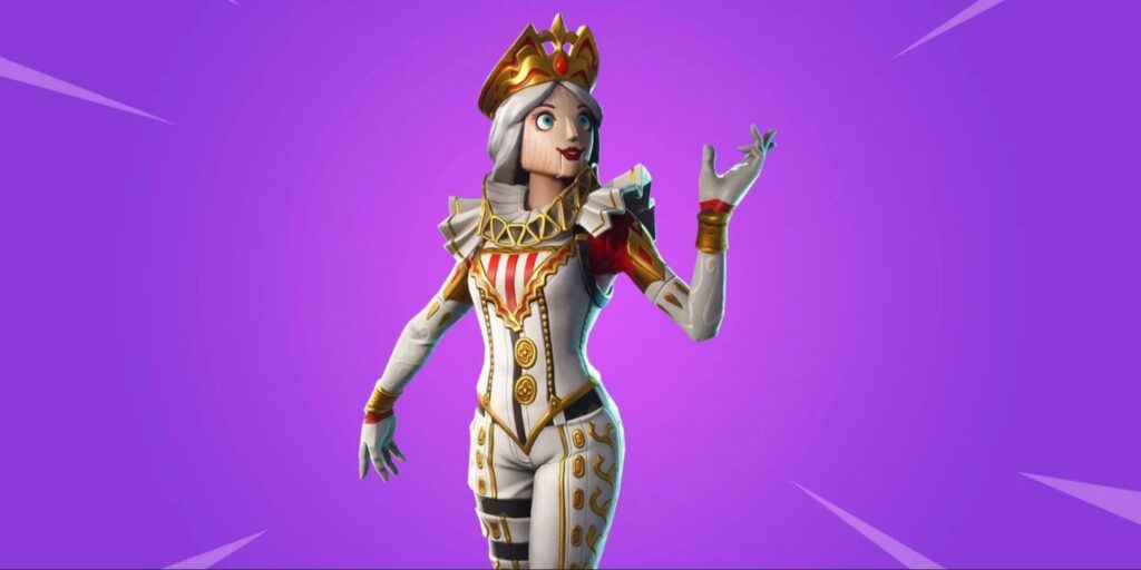 Crackabella nutcracker skin striking a pose in Fortnite