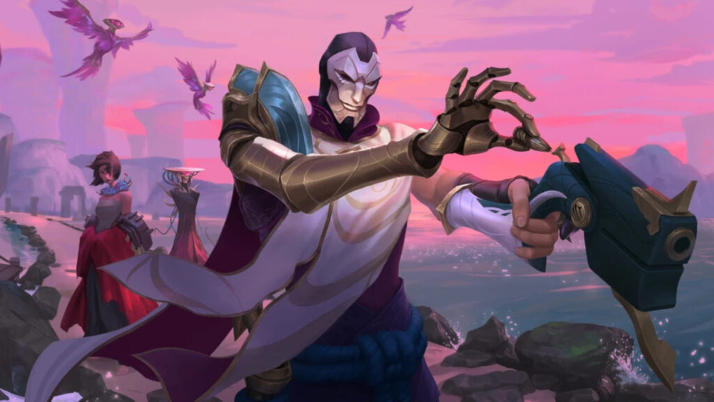 Jhin skillshot in League of Legends