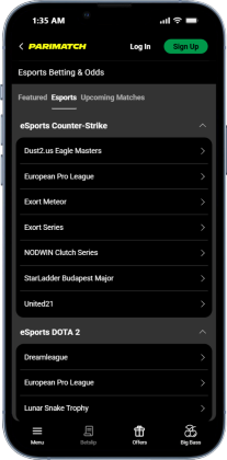 Parimatch Esports Betting Site UK