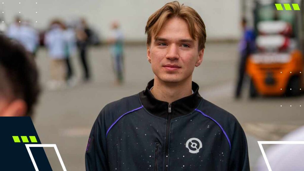 Ivan "Pure" Moskalenko carry player at an esports event, close-up portrait during tournament coverage