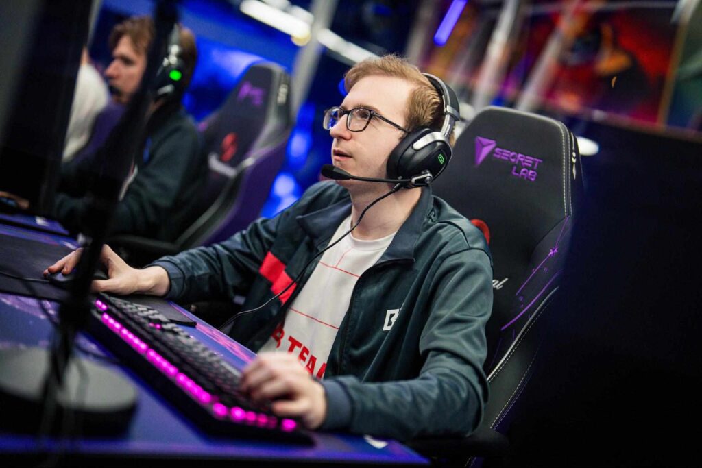 Vitalie “Save-” Melnic representing BetBoom Team as a support player at a Dota 2 tournament in 2025