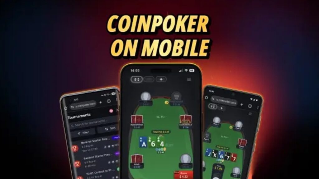 Coinpoker on Mobile graphic