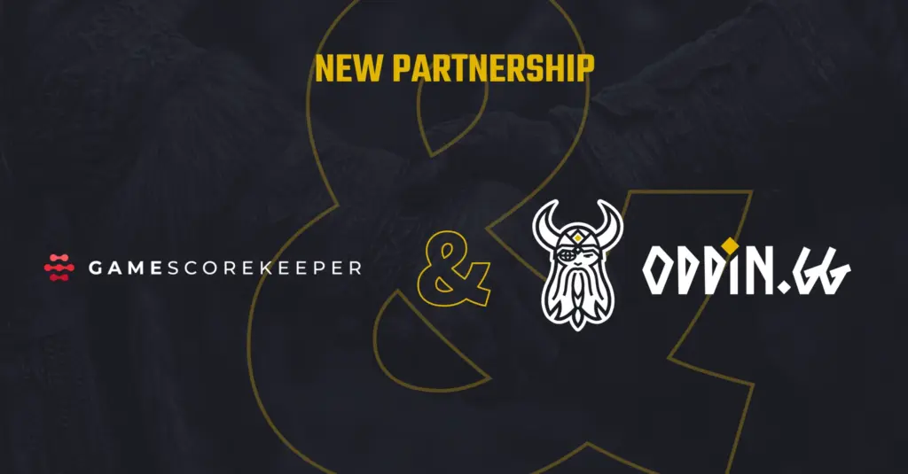 oddin gg and gamescorekeeper announcement graphic