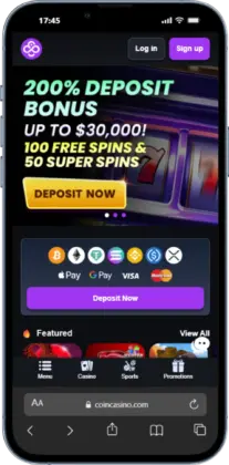 Best Casinos in Ireland CoinCasino 1