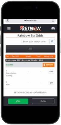 BetNow Rainbow six betting odds