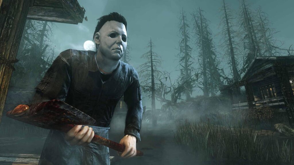 Call of Duty crossover featuring Michael Myers stalking players during a horror-themed event