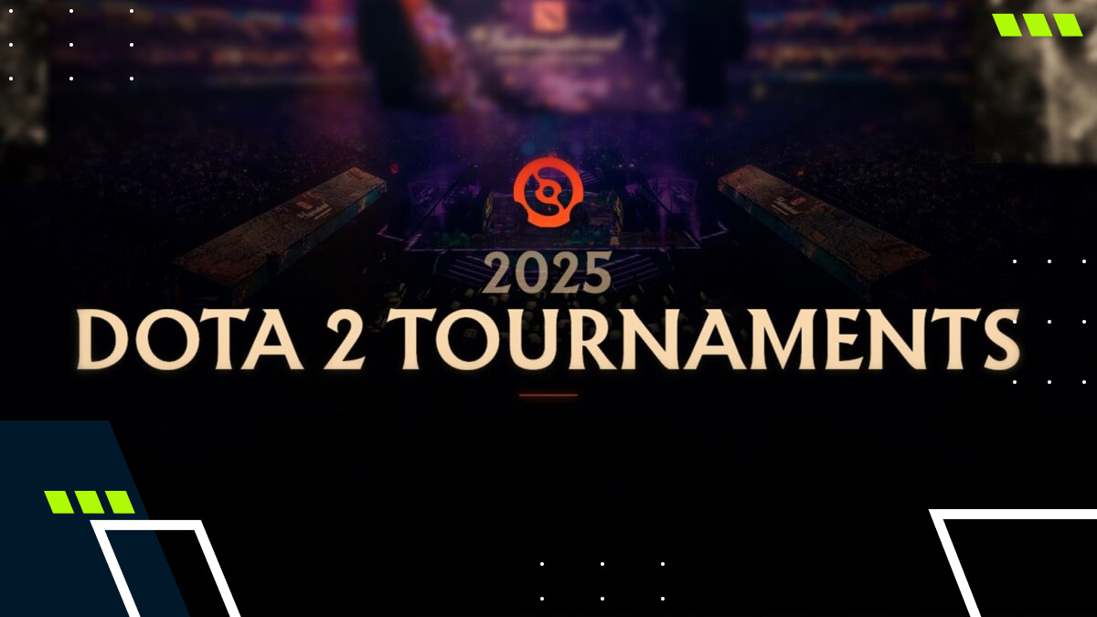 A Dota 2 arena stage representing the global Dota 2 tournament calendar for the competitive season
