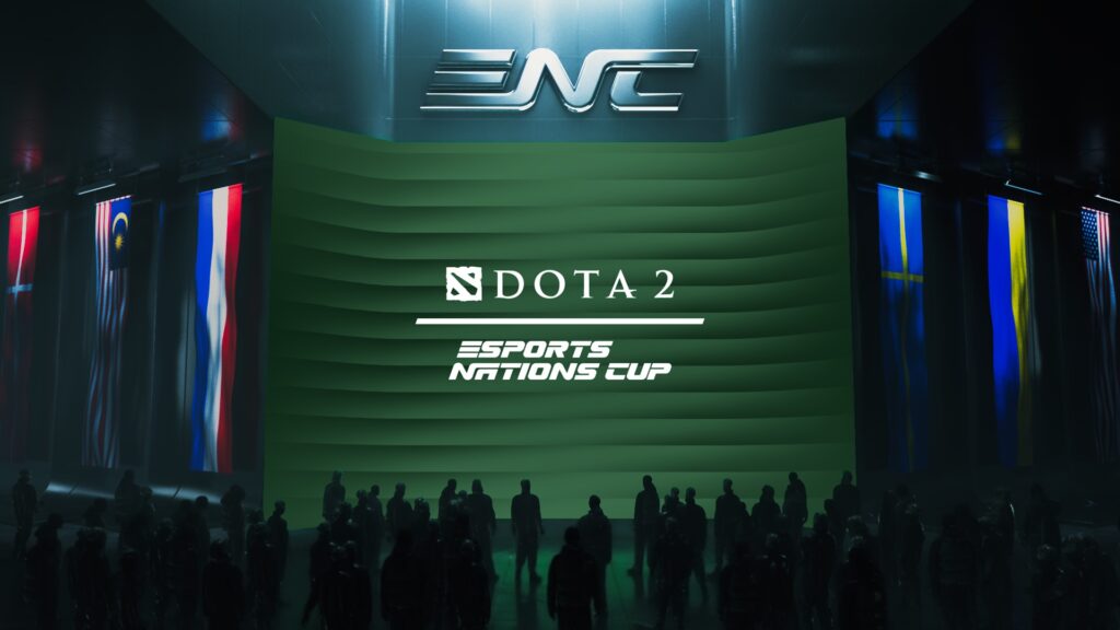 Dota 2 at Esports Nations Cup graphic