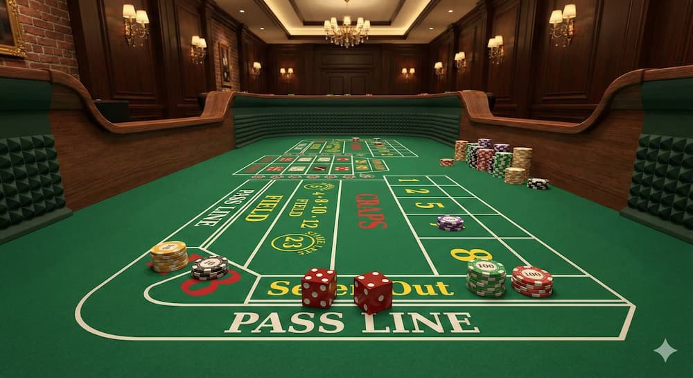 Khám phá các loại kèo cược mở rộng khi chơi Craps trực tuyến