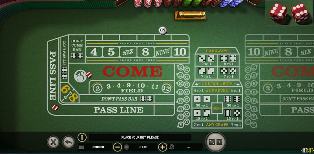 Quy trình một ván chơi Craps trực tuyến chi tiết (từ Come-out roll đến Point)