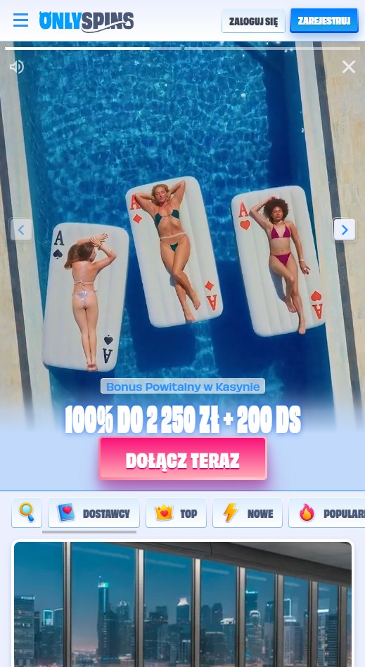 casino onlyspins najlepsze kasyna online