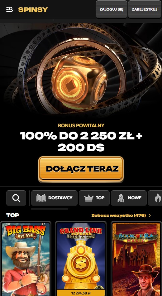 casino spinsy najlepsze kasyno online