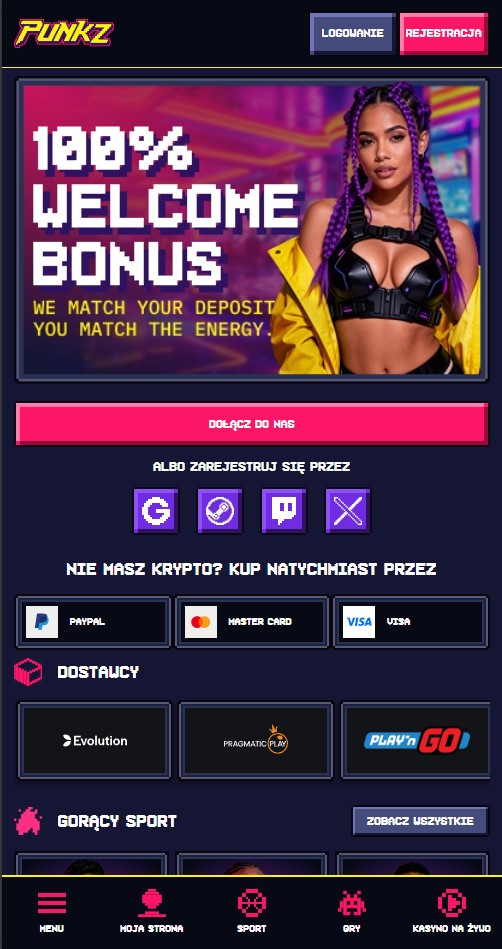 casinopunkz kasyno krypto casino crypto
