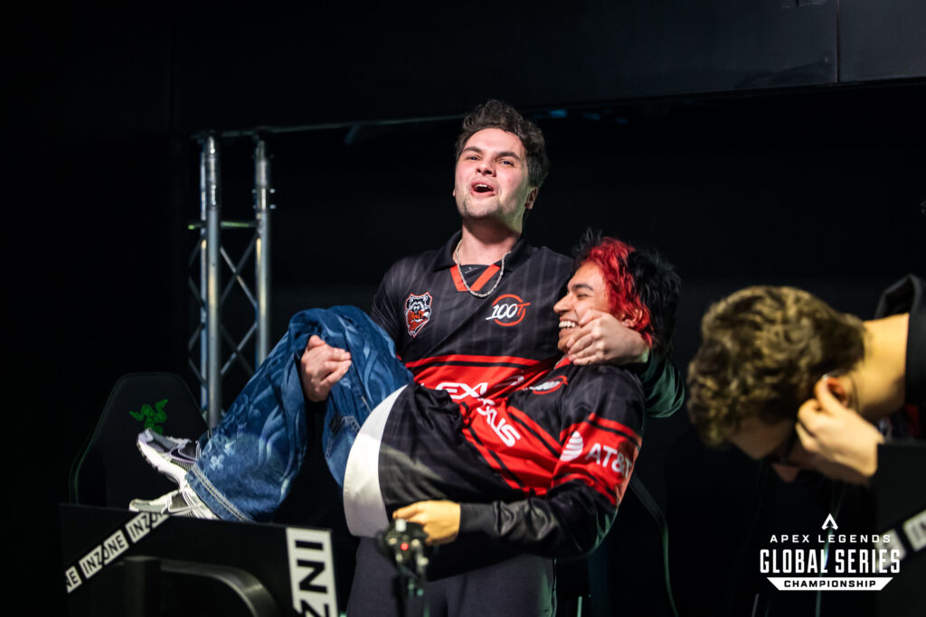 crazy thieves celebrating at algs champs