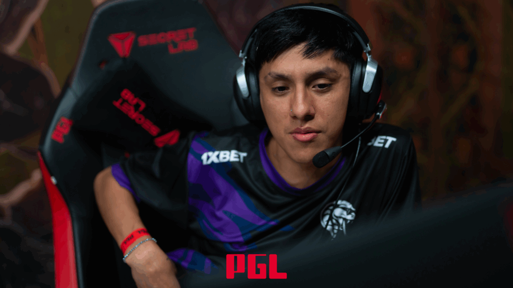 parker dota 2 player at pgl lan event
