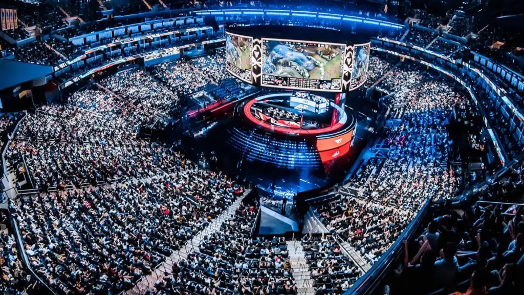 lol worlds 2024 whole venue crowd shot